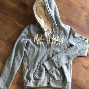 Hollister zip up hoodie